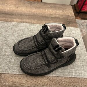 Hey Dude Charcoal Ankle Booties
